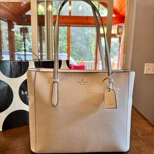 New Kate Spade Schuyler Medium Tote - Meringue (K7354)